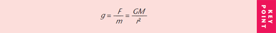 Gravitational Field Strength Definition A Level