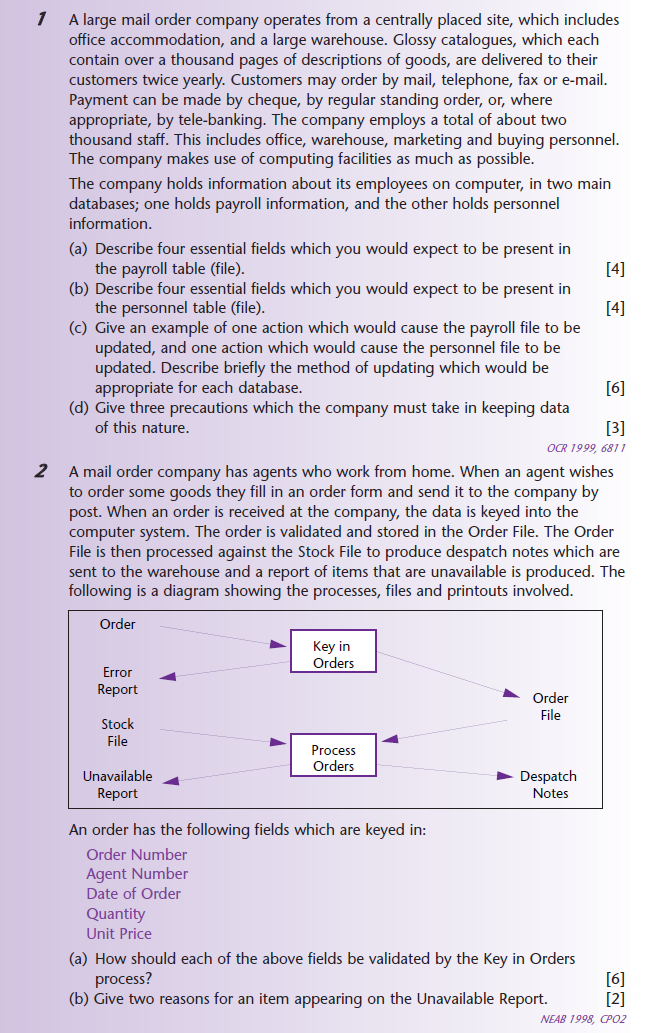 Sample Questions Model Answers A Level Level Revision Computing