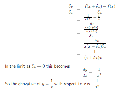 Differentiation From First Principles A Level Revision - 