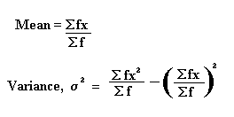 standard deviation formula for ungrouped data